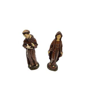 Imports Japan Sir Francis Virgin Mary paper Mache Statues